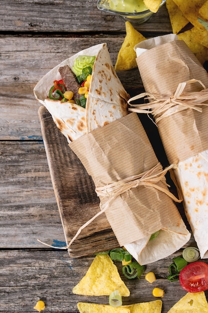 Tortillas y nachos