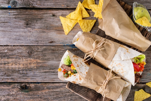 Tortillas y nachos