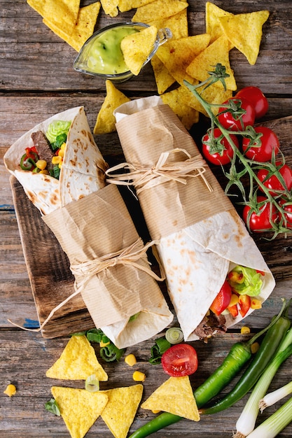 Tortillas und Nachos