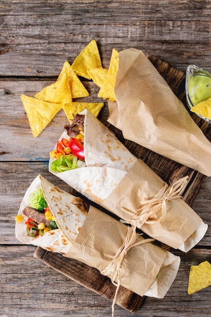 Tortillas und Nachos