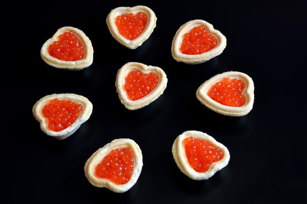 Tortinhas em forma de coração para o Dia dos Namorados