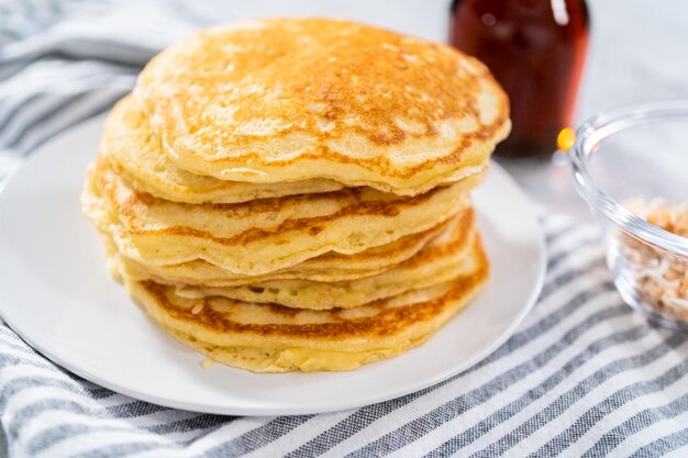 Tortitas de plátano y coco