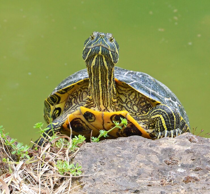 Foto tortuga de agua