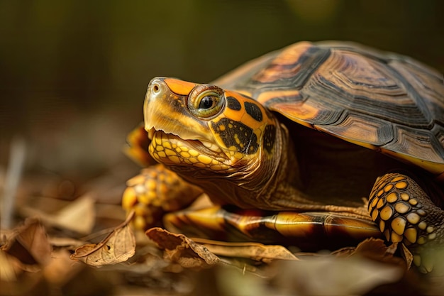 Tortuga de caja intrigante