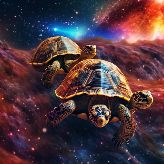 tortuga de colores