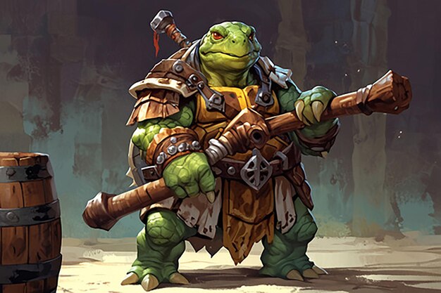 La tortuga es una guerrera resistente.