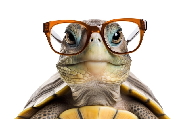 La tortuga con gafas