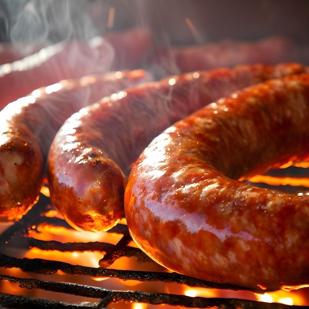 Toskanische Wurst, perfekt gegrillt und im Ofen geröstet