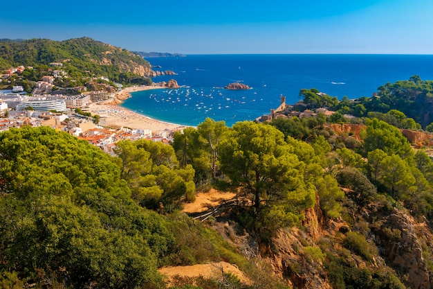 Tossa de Mar an der Costa Brava, Katalonien, Spanien