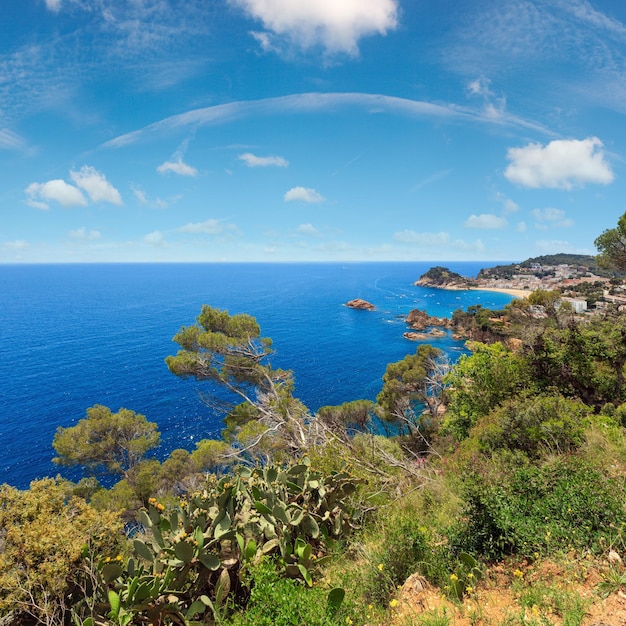 Tossa de Mar Stadtküste Spanien