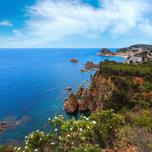 Tossa de Mar Stadtküste Spanien