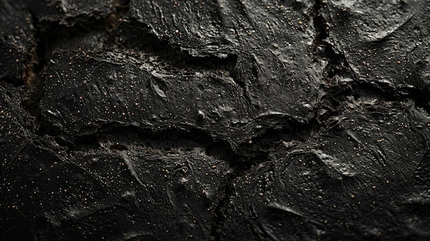 Tostada de pan oscuro con textura negra rebanada de alimentos integrales Diseño de fondo de la pancarta