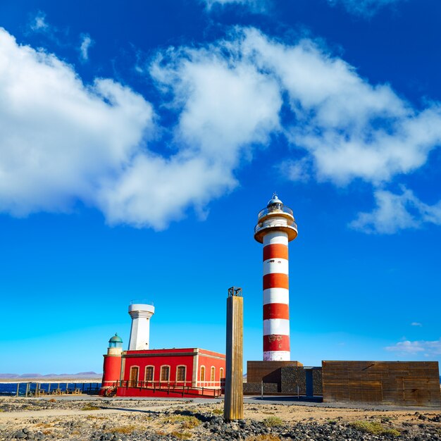 Toston Leuchtturm in El Cotillo auf Fuerteventura