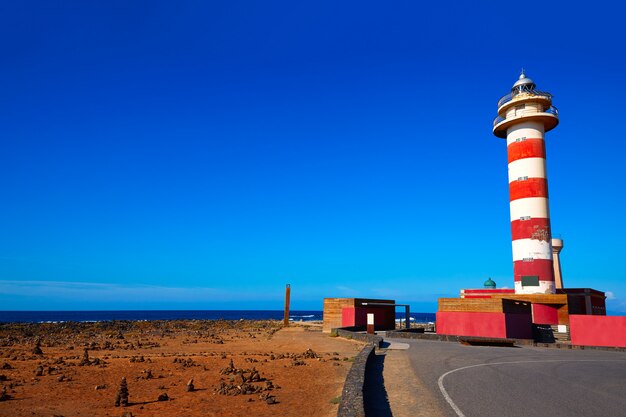 Toston Leuchtturm in El Cotillo auf Fuerteventura