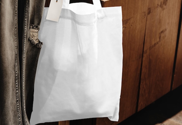 Tote-Taschen-PNG-Mockup mit durchsichtigem Design