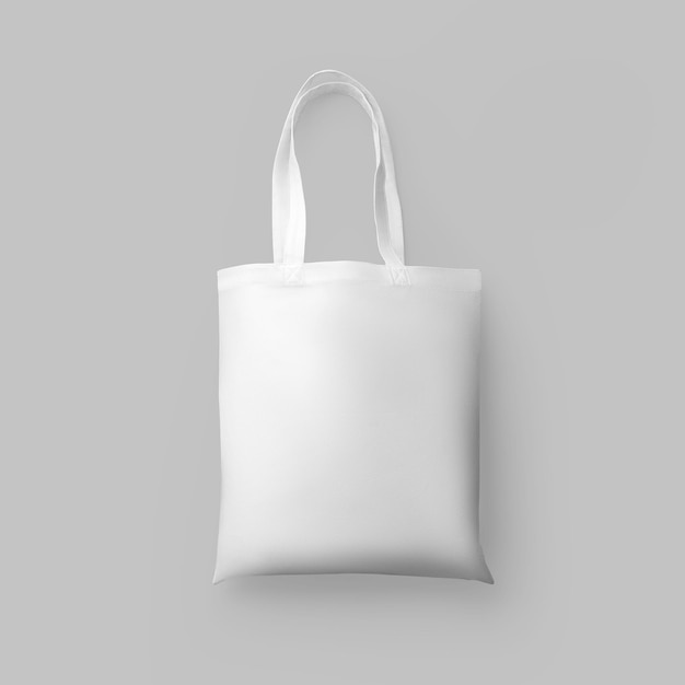 totebag branco ensacamento de textura de renderização 3d para padrão de impressão de apresentação de design