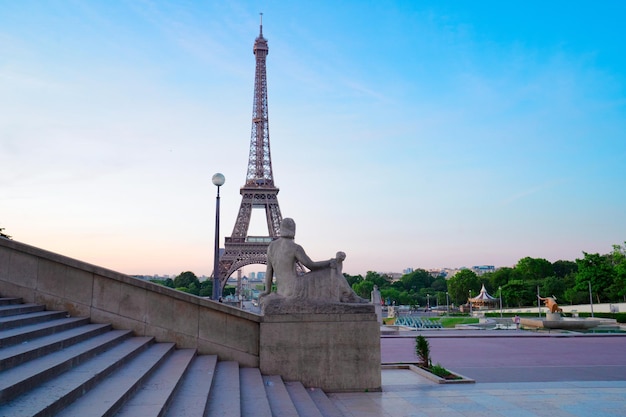 Tour Eiffel e do Trocadero Paris