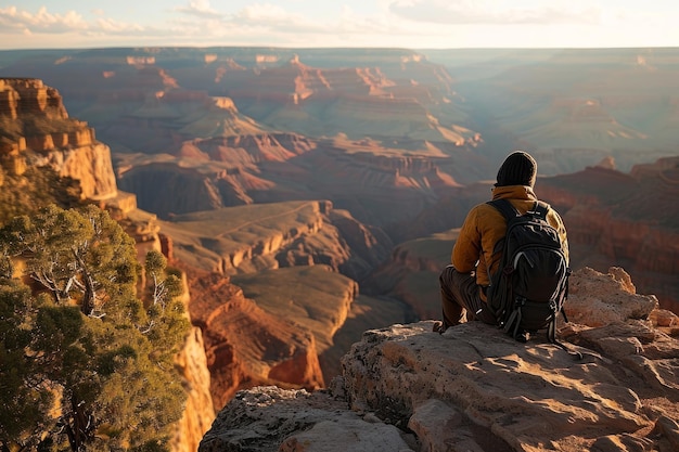 Tourist im Grand Canyon