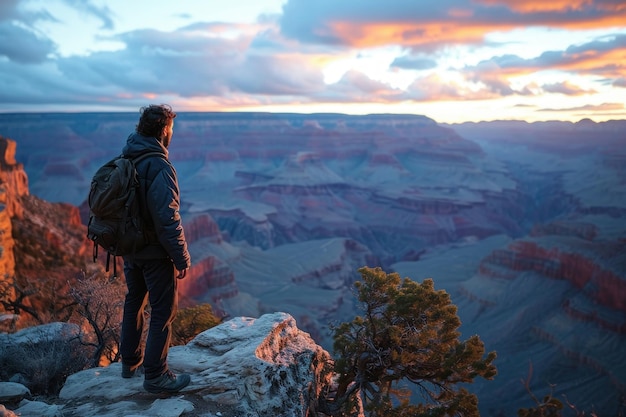 Tourist im Grand Canyon