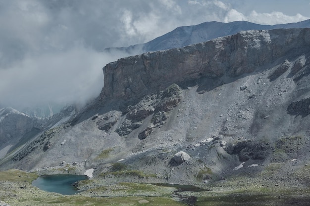 Touristenort Arkhyz . Plateau Agurskoye