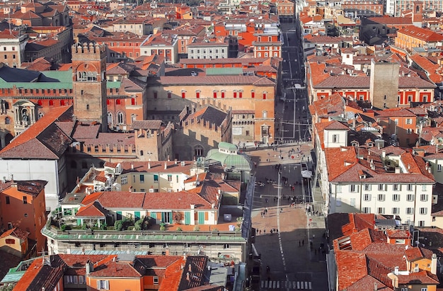 Touristenzentrum von Bologna Italien Stadtlandschaft