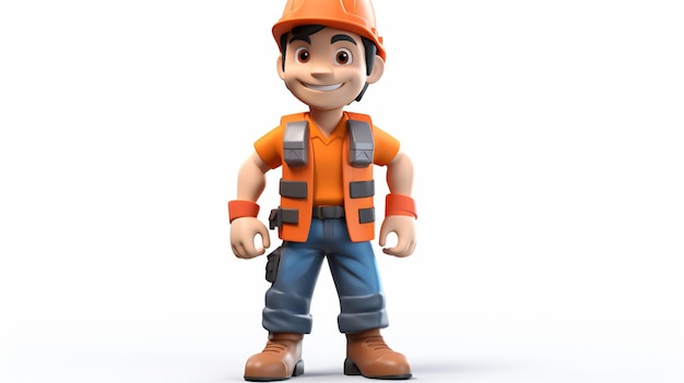 Trabajador de la construcción para el Día del Trabajo