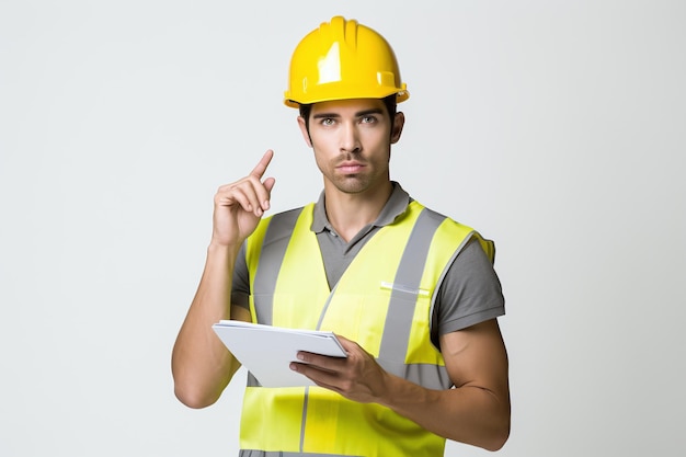 un trabajador de la construcción masculino