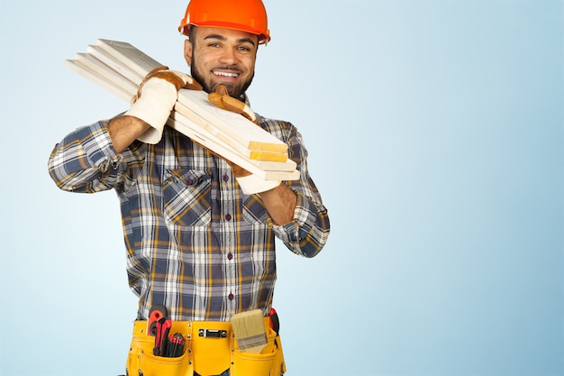 Trabajador de la construcción masculino