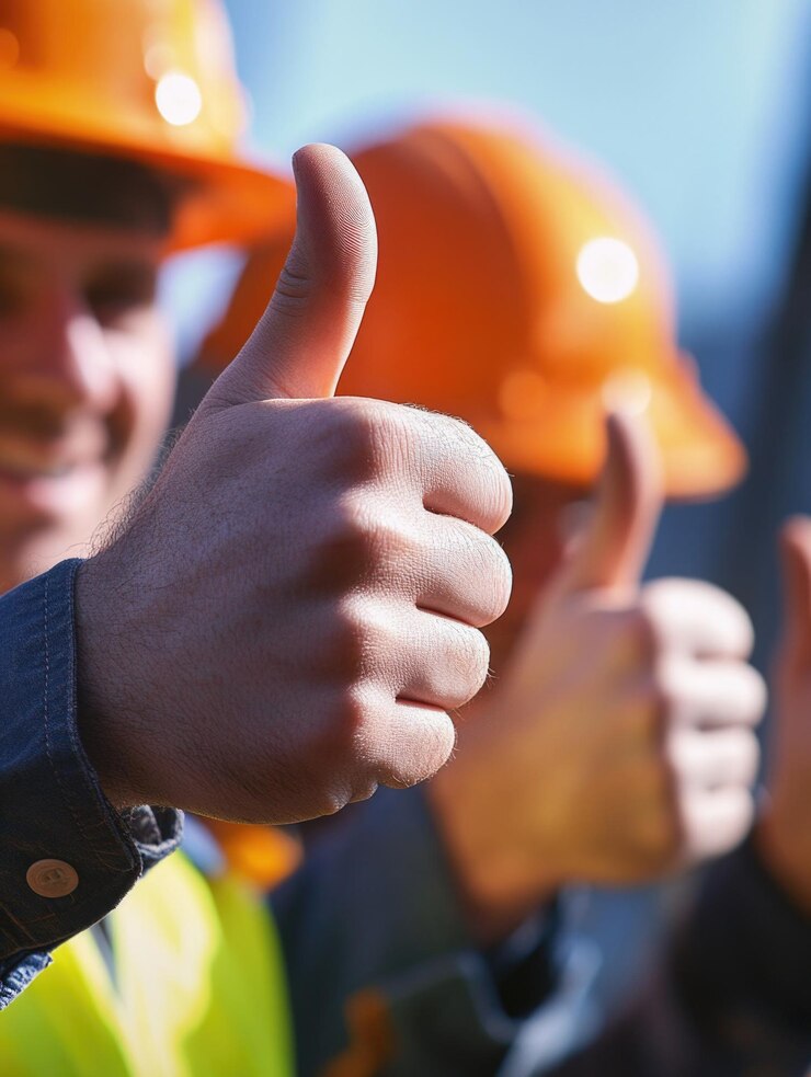 Los trabajadores de la construcción se rinden