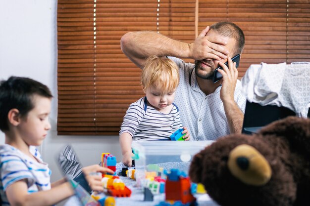 Trabajar desde casa con niños pequeños