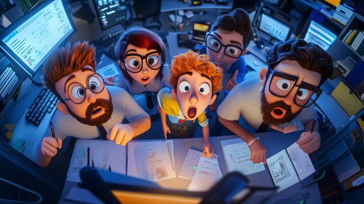 Foto el trabajo en equipo hace que el sueño funcione