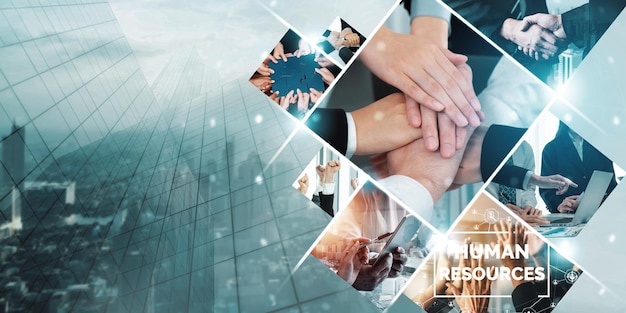 Trabajo en equipo y tecnología de gestión de recursos humanos para empresas