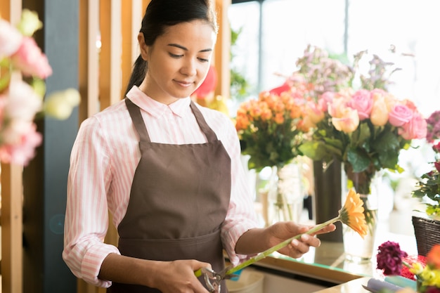 Trabajo de florista