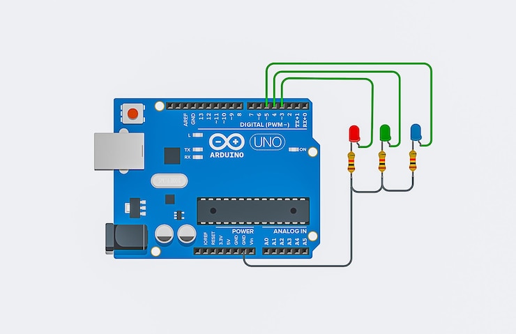 Foto trabajos para casa del proyecto arduino o diseño de circuitos
