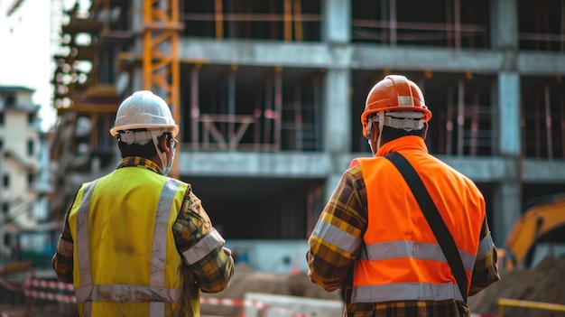 Trabalhador a trabalhar num canteiro de obras