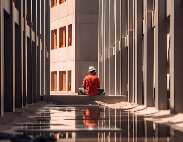 Trabalhador na construção