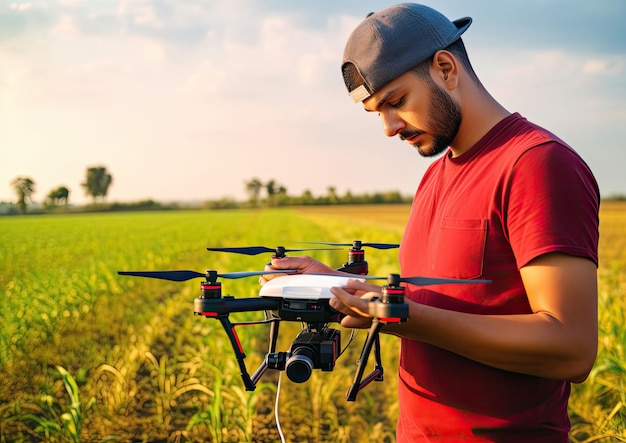 Foto trabalhando como engenheiro agrônomo