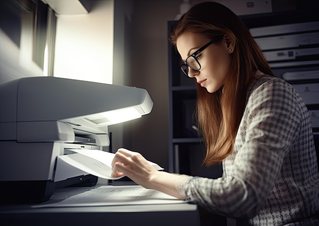 Foto trabalhando como escriturário