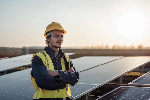 Trabalho de engenheiro profissional para manutenção do sistema de painel fotovoltaico