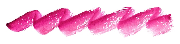 Traçados de pincel aquarela rosa como pano de fundo.