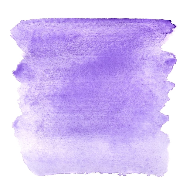 Traçados de pincel de aquarela violeta azul - fundo abstrato