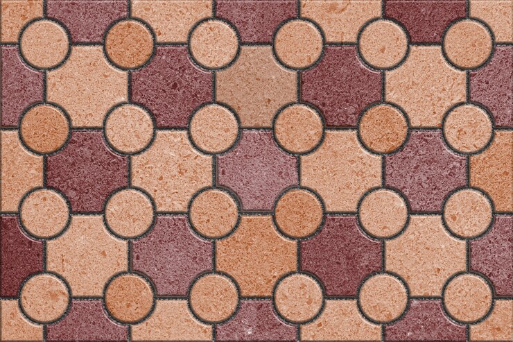 Tracery Brown Paving Slabs