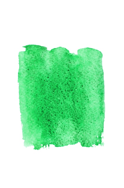 Traços de tinta verde sobre papel