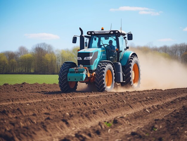 Tractor a cultivar o solo gerado por ai