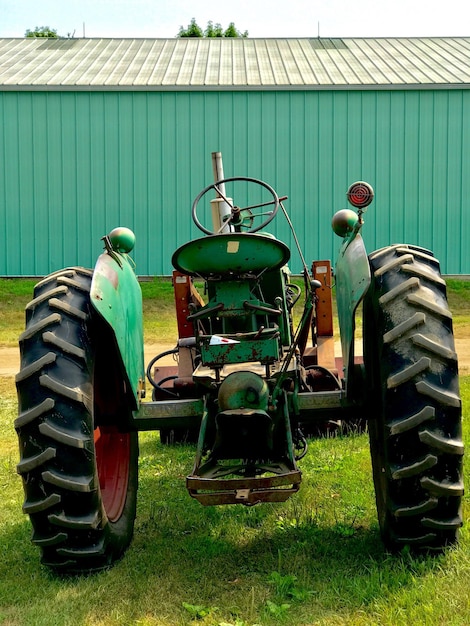 Tractor en el campo