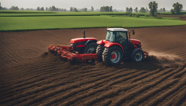 Tractor de máquinas agrícolas para o cultivo do campo