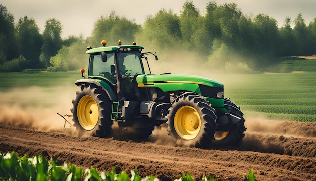 Tractor de máquinas agrícolas para o cultivo do campo