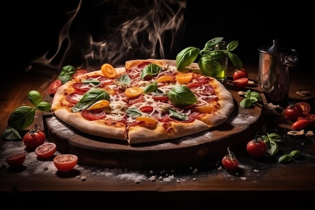 Tradición italiana y la magia de la pizza clásica
