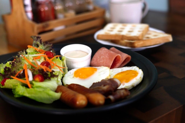 Foto tradicional del desayuno inglés