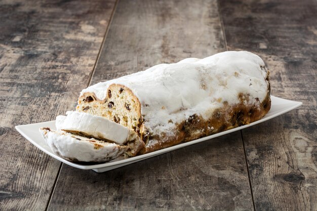 Tradicional Navidad alemana stollen